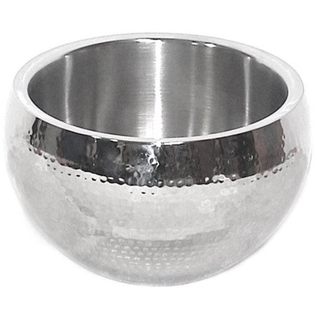 STAR DIST Star Distributors 82270 Stainless Steel Hammered Bowl; 8 in. 82270